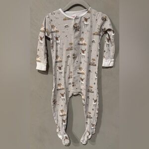 Magnetic Me Perfect Sunday organic cotton winter footie 6-9 months